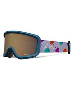 Giro Chico 2 Goggle Kid's- Teal Painted w/ Amber Rose