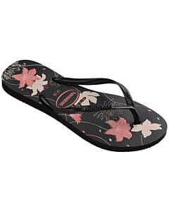 Havaianas Slim Organic Women's- Black/ Dark Grey