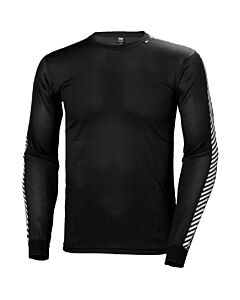Helly Hansen HH Lifa Stripe Crew Men's- Black