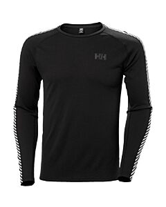 Helly Hansen Lifa Active Stripe Crew Men's- Black