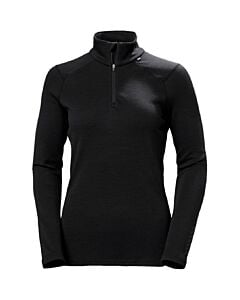 Helly Hansen Lifa Merino Mid1/2 Zip Women's- Black