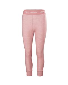 Helly Hansen Lifa Merino Midweight 3/4 Pant Women's- Pink Salt