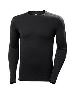 Helly Hansen Lifa Merino Midweight Crew Men's- Black