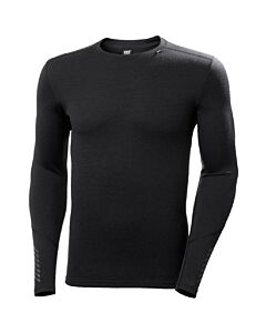 Helly Hansen Lifa Merino Midweight Crew Men's- Black