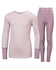 Helly Hansen Lifa Merino Midweight Set Youth- Purple Clay