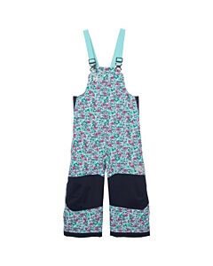 Helly Hansen Rider 2 Insulated Bib Kids'- Light Cyan Floral Aop