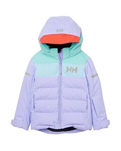 Helly Hansen Vertical Insulated Jacket Kids'- Bright Lavender