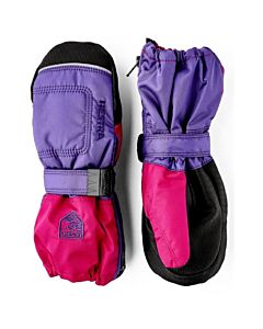 Hestra Baby Zip Long Mitt Kid's- Lilac/ Orchid