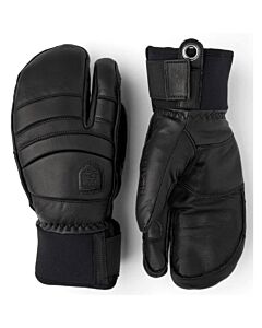 Hestra Fall Line 3-Finger Men's- Black/ Black