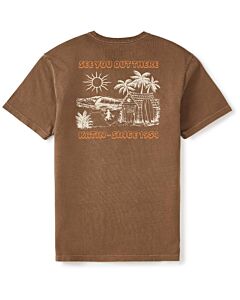 Katin Shacked Tee Men's- Brown