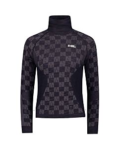 Mons Royale Ascender Merino Mock Women's- Forged Iron/ Black