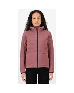 Mons Royale Canyon Merino Hooded Jacket Women's- Desert Rose