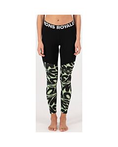 Mons Royale Cascade Merino Legging Women's- Signal Lost Matcha
