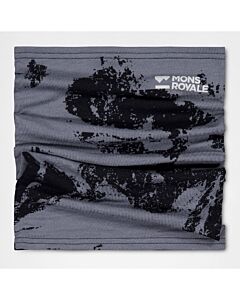 Mons Royale Daily Dose Merino Neck- MTN Pixel Grey