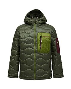 Peak Performance Helium Utility Down Hood Jacket Men's- Pine Needle