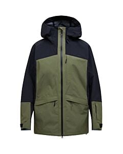 Peak Performance Vertec HIPE 3L Shell Jacket Men's- Pine Needle/ Black