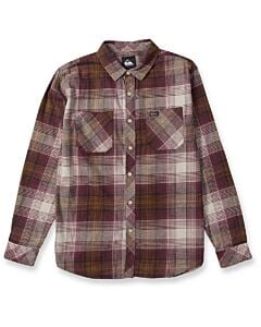 Quiksilver Avalon Flannel Men's- Oxblood Red