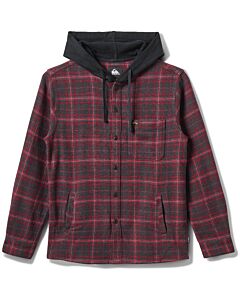 Quiksilver Sandbar Hooded Flannel Men's- Black