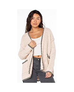 Roxy Cozy Cruiser Cardigan Women's- Parchment Solid