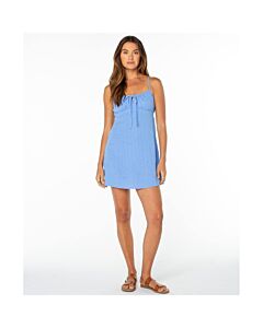 Roxy Late Night Dress Women's- Cornflower Blue Solid
