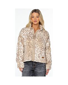 Roxy Wurlie Fleece Jacket Women's- Vanilla Ice Wild Side