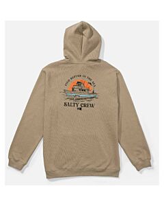 Salty Crew Day Charter Fleece Men's- Stone