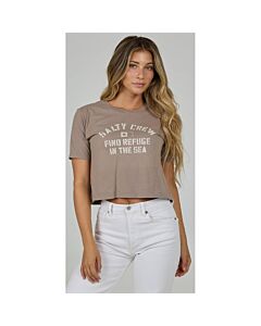 Salty Crew Even Keel Crop Tee Women's- Taupe