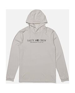 Salty Crew Flagship Hooded Sunshirt Men's- Athletic Heather