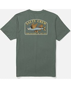 Salty Crew Fly Home Tee Men's- Laurel Wreath