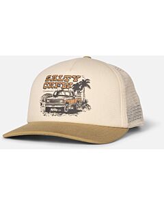 Salty Crew Good Times Foam Trucker- Off White/ Khaki