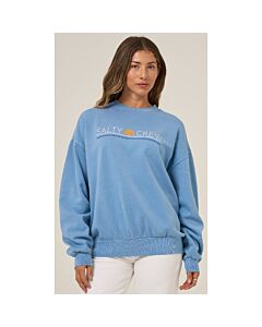 Salty Crew Horizon Crew Women's- Ash Blue