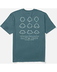 Salty Crew Jawbone Classic Tee Men's- Hydro