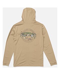 Salty Crew Jimmy Hooded Sunshirt Men's- Khaki