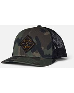 Salty Crew Sealine Retro Trucker- Camo/ Black