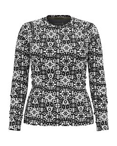 Smartwool Classic Merino Crew Women's- Black Deco Floral