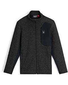 Spyder Bandit Jacket Men's- Limestone/ Black Melange