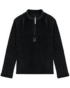 Spyder Shimmer Bug 1/2 Zip Girl's- Black
