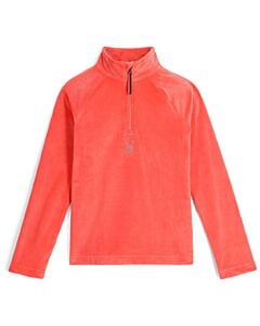 Spyder Shimmer Bug 1/2 Zip Girl's- Coral Haze