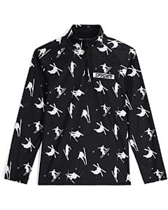 Spyder Ski Day 1/2 Zip Boy's- Black