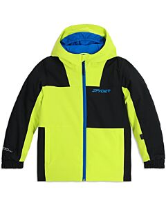 Spyder Slash Jacket Boy's- Lime