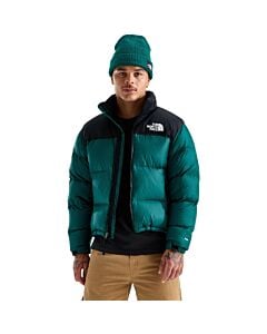 The North Face 1996 Retro Nuptse Jacket Men's- Pacific Teal/TNF Black