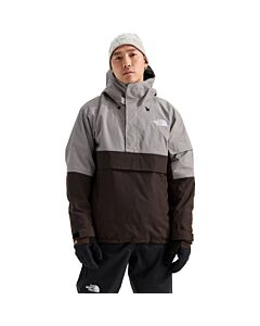 The North Face Evryday Anorak Men's- Stone Slab/Dark Chestnut