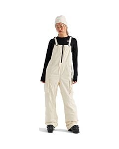 The North Face Freedom Insulated Bib Women's- White Dune