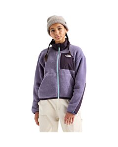 The North Face Girls' Yumiori Off Peak F/Z Jacket Girls'- Grounded Plum/Endless Dusk