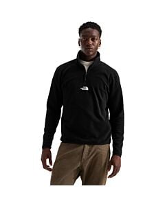 The North Face Glacier ¼ Zip Embroidered Logo Men's- TNF Black