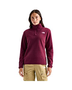 The North Face Glacier Fleece ¼ Zip Jacket Women's- Burgundy Crush