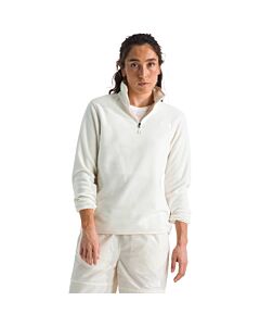 The North Face Glacier Fleece ¼ Zip Jacket Women's- White Dune