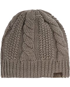 The North Face Oh Mega Lined Beanie Women's- Mocha Brown