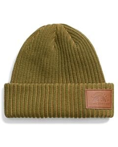 The North Face Salty Lined SE Beanie- Caraway Seed/Leather Patch