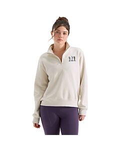 The North Face Ski Embro Relaxed ¼ Zip Women's- White Dune
